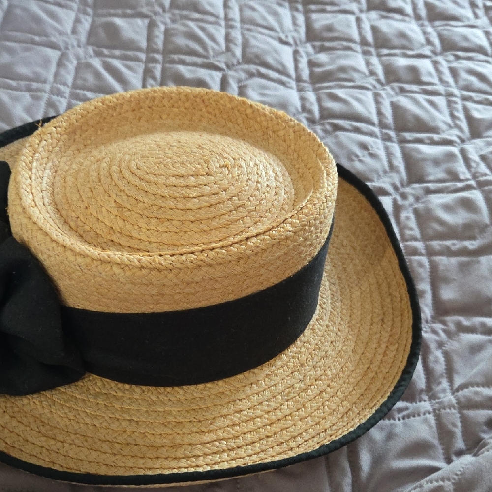 Fiesta Tan Straw Hat with Gray Band